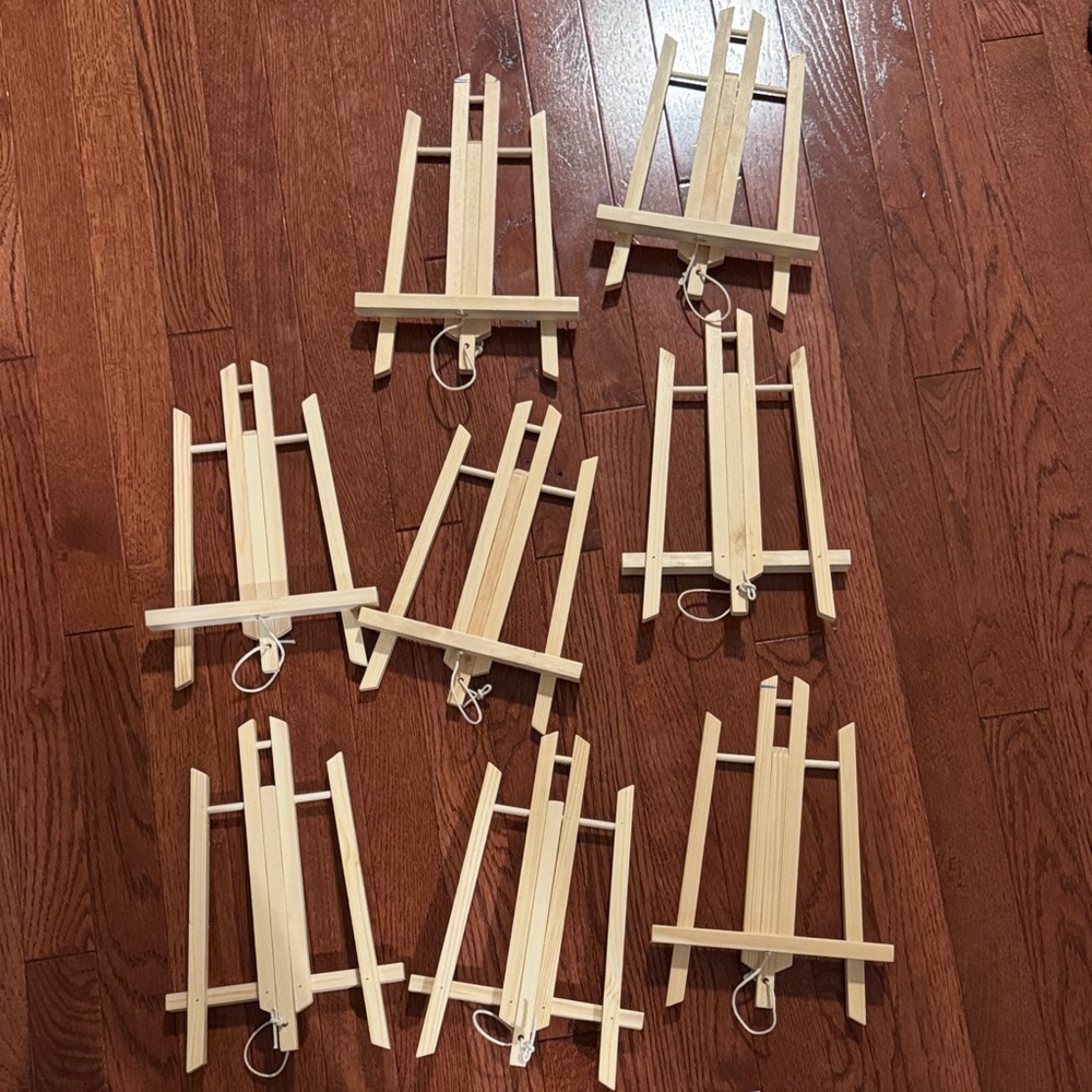 Natural Wooden Easels